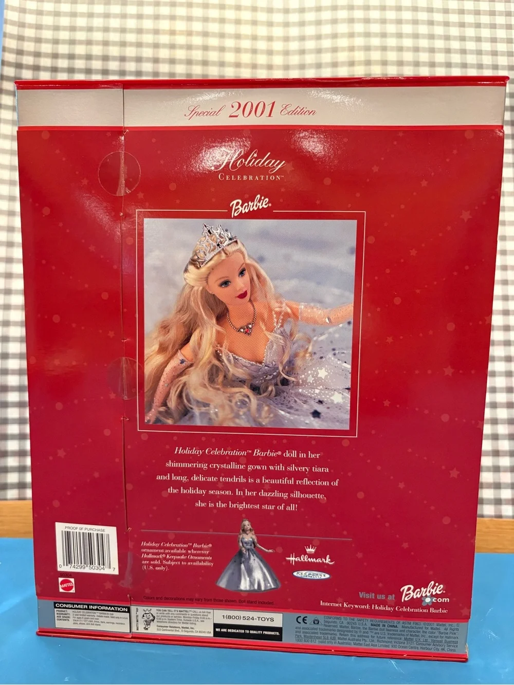 Mattel Holiday Celebration Barbie Special Edition 2001 NIB